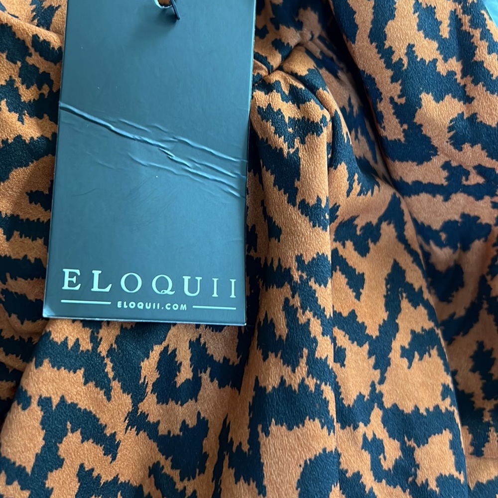 Eloquii Flare Sleeve Dress with Scarf - Picture 5 of 5